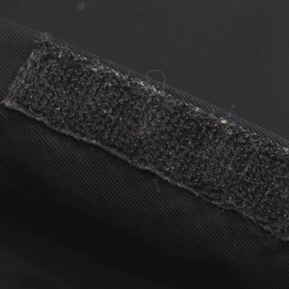 (L3) Authentic Prada Shoulder Bag Black Canvas Luxury Vintage Designer Handbag - Picture 8 of 13